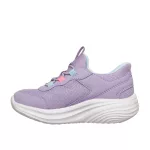 Skechers Bounder pro-Step one levendula lila gumifűzős mosógépben mosható textil kislány gyerekcipő (303690N-LAV)