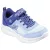 Skechers S Lights Sola glow-Ombre deluxe sötétkék-világoskék tépőzáras-gumifűzős ledes világítós textil kislány gyerekcipő (303714l-NVLB)