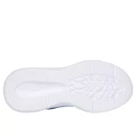 Skechers S Lights Sola glow-Ombre deluxe sötétkék-világoskék tépőzáras-gumifűzős ledes világítós textil kislány gyerekcipő (303714l-NVLB)
