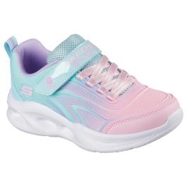 Skechers halvány lila-rózsaszín ledes világítós tépőzáras-gumifűzős kislány cipő   Skechers halvány lila-rózsaszín ledes világítós tépőzáras-gumifűzős kislány cipő