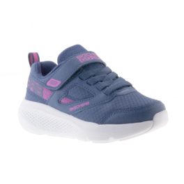 Skechers sötétkék-lila tépőzáras-gumifűzős mosógépben mosható kislány cipő   Skechers sötétkék-lila tépőzáras-gumifűzős mosógépben mosható kislány cipő