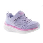 Skechers lila tépőzáras-gumifűzős kislány cipő