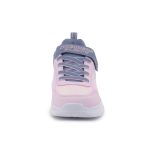 Skechers S Lights Sola glow-Ombre deluxe rózsaszín-szürke tépőzáras-gumifűzős ledes világítós textil kislány gyerekcipő (303714L-GYLP)