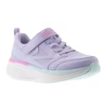 Skechers lila-szivárványos tépőzáras-gumifűzős kislány cipő