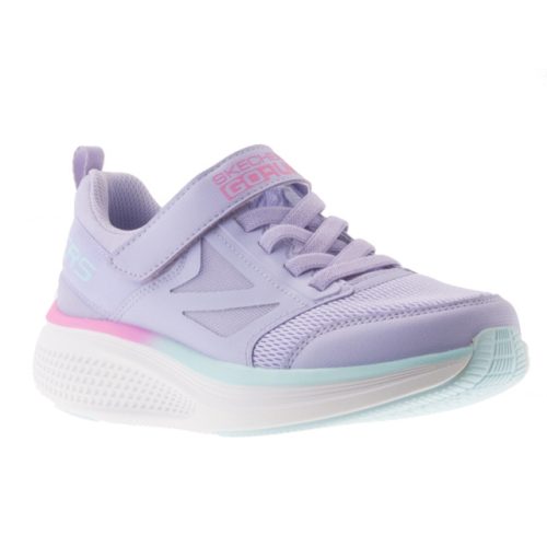 Skechers lila-szivárványos tépőzáras-gumifűzős kislány cipő AirTag