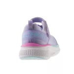 Skechers lila-szivárványos tépőzáras-gumifűzős kislány cipő