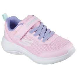   Skechers Selectors-reset achieved rózsaszín tépőzáras-gumifűzős mosógépben mosható textil kislány gyerekcipő (303573L-LTPK)