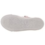 SIESTA-RICHTER ezürst/rózsaszín tépős lányka bőr balerina cipő