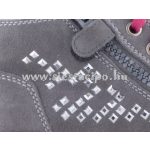 SIESTA-RICHTER szürke málna magasszárú fűzős cipzáras cipő