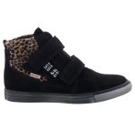 SIESTA-RICHTER 2 tépős fekete/leopárd SympaTex VÍZÁLLÓ téli cipő