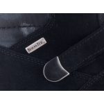 Siesta-Richter fekete mintás cipzáras SympaTex vízálló téli csizma