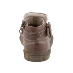 SIESTA-RICHTER barna cipzáras fűzős bőr cipő