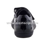 SIESTA-RICHTER 2 tépős fekete LAKK alkalmi cipő