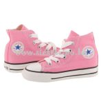 CONVERSE CHUCK TAYLOR ALL STAR rózsaszínű vászon magas fűzős cipő