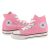 CONVERSE CHUCK TAYLOR ALL STAR rózsaszínű vászon magas fűzős cipő
