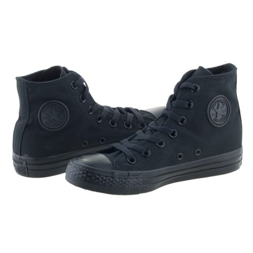 CONVERSE CHUCK TAYLOR ALL STAR fekete vászon magas fűzős cipő