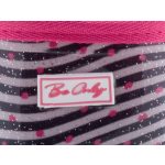 BE ONLY NOLWENN fekete/málna/ezüst LEDES VILLOGÓ BUNDÁS csizma