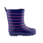 BE ONLY TIMOUSS indigókék/rózsaszín csíkos BUNDÁS gumicsizma