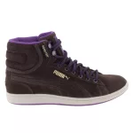 PUMA First Round barna/lila GORE-TEX VÍZÁLLÓ magaszárű fűzős cipő