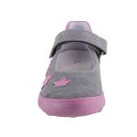 SIESTA-RICHTER szürke/rózsa tépős FitMI CSILLAGOS lányka balerina cipő