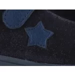 SIESTA-RICHTER tépős sötétkék CSILLOGÓS alkalmi lányka balerina cipő