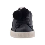 PUMA TC BASKET POMPOM fekete gumis bőr félcipő
