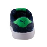 PUMA sötétkék/zöld mintás 2 tépős sportcipő