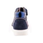 SIESTA-RICHTER tépős/gumifűzős sötétkék csillogó /mályva CSILLAGOS Richtex (vízálló) téli cipő