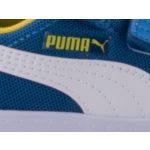 PUMA kék/neon sárga/fehér 2 tépős textil sportcipő