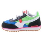 PUMA FUTURE RIDER PLAY ON INF lila/zöld/fekete tépőzáras sportcipő