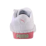 PUMA CALI PS fehér/rózsaszín fűzős bőr félcipő