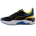 PUMA X-Ray Jr. fekete/kék/neon zöld fűzős sportcipő