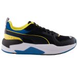 PUMA X-Ray Jr. fekete/kék/neon zöld fűzős sportcipő