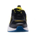 PUMA X-Ray Jr. fekete/kék/neon zöld fűzős sportcipő