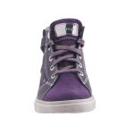 SIESTA-RICHTER fűzős/cipzáros padlizsán/ezüst RichTex VÍZÁLLÓ téli cipő