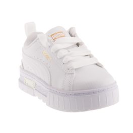 Puma Mayze Lth PS fehér/arany lány utcai cipő Puma Mayze Lth PS fehér/arany lány utcai cipő