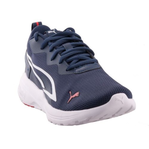 Puma All-Day active Jr navy kék-piros fűzős fiú sportcipő