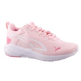 Puma All-Day active Jr babarózsaszín-fehér fűzős lány sportcipő   Puma All-Day active Jr babarózsaszín-fehér fűzős lány sportcipő