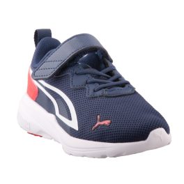Puma All-Day Active AC+ PS navy kék-piros tépőzáras-gumifűzős fiú sportcipő   Puma All-Day Active AC+ PS navy kék-piros tépőzáras-gumifűzős fiú sportcipő