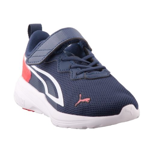 Puma All-Day Active AC+ PS navy kék-piros tépőzáras-gumifűzős fiú sportcipő