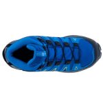 SALOMON X-ULTRA GTX sötétkék/citrom VÍZÁLLÓ összehúzós magasszárú terep sportcipő