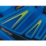 SALOMON X-ULTRA GTX sötétkék/citrom VÍZÁLLÓ összehúzós magasszárú terep sportcipő