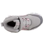 Puma Evolve szürke-rózsaszín tépőzáras-gumifűzős Puretex (Vízálló) lány téli csizma