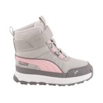 Puma Evolve szürke-rózsaszín tépőzáras-gumifűzős Puretex (Vízálló) lány téli csizma