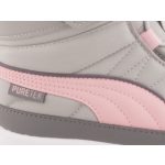 Puma Evolve szürke-rózsaszín tépőzáras-gumifűzős Puretex (Vízálló) lány téli csizma