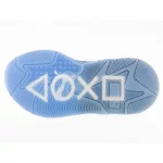 Puma RS-X Playstation Jr fekete-kék színű fűzős fiú sportcipő