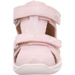 Superfit Bumblebee csillogós rózsaszín virágos 2 tépőzáras zárt orrú bőr kislány gyerekszandál (1-000397-5500)