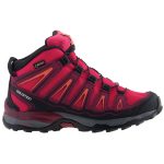 SALOMON X-ULTRA GTX málna/lila VÍZÁLLÓ összehúzós magasszárú terep sportcipő
