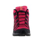 SALOMON X-ULTRA GTX málna/lila VÍZÁLLÓ összehúzós magasszárú terep sportcipő