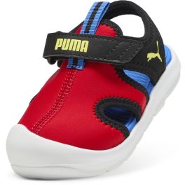   Puma Fun Racer Sandal V inf piros-fekete-kék-sárga tépőzáras orrvédős víziszandál 